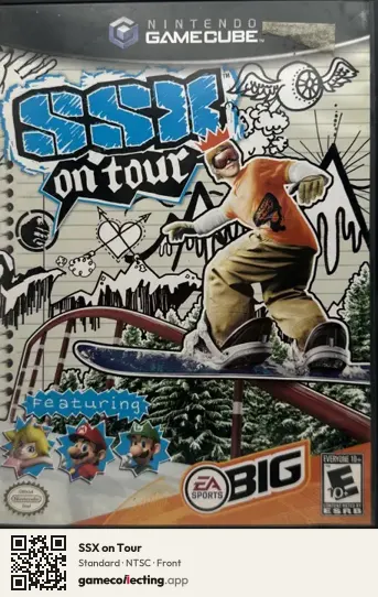 SSX on Tour Nintendo GameCube, NTSC box front