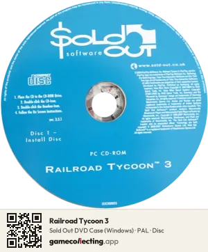 Railroad Tycoon 3 Computer, PAL disc
