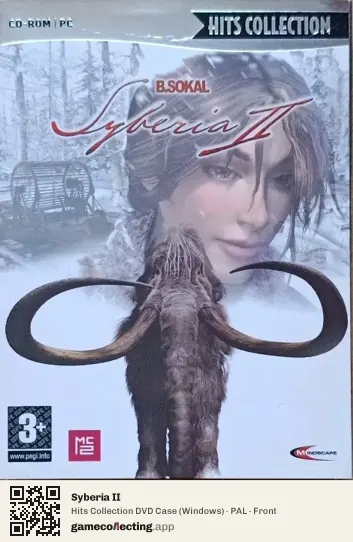 Syberia II Computer, PAL box front