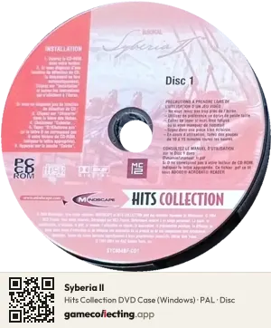 Syberia II Computer, PAL disc