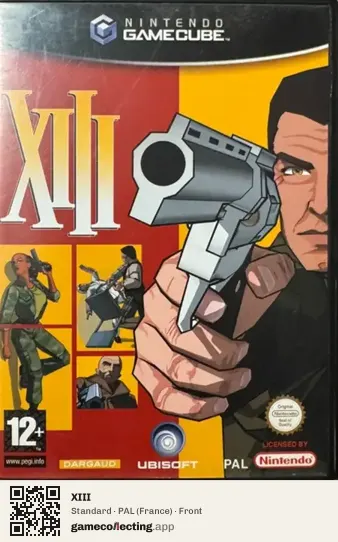 XIII Nintendo GameCube, France box front