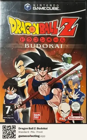 Dragon Ball Z: Budokai Nintendo GameCube, PAL box front