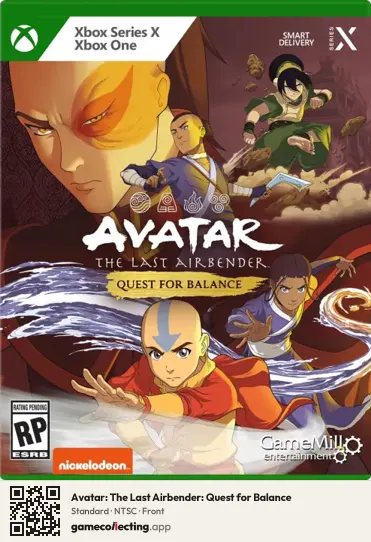 Avatar: The Last Airbender: Quest for Balance Xbox Series X, NTSC box front