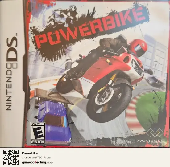 Powerbike Nintendo DS, NTSC box front