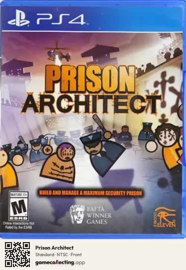 Prison Architect PlayStation 4, NTSC box front