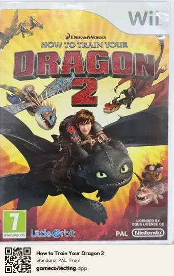 How to Train Your Dragon 2 Nintendo Wii, PAL box front