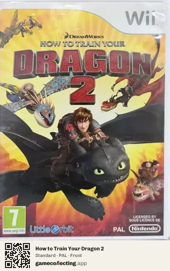 How to Train Your Dragon 2 Nintendo Wii, PAL box front