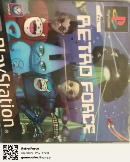 Retro Force PlayStation, PAL box front