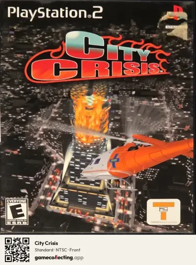 City Crisis PlayStation 2, NTSC box front