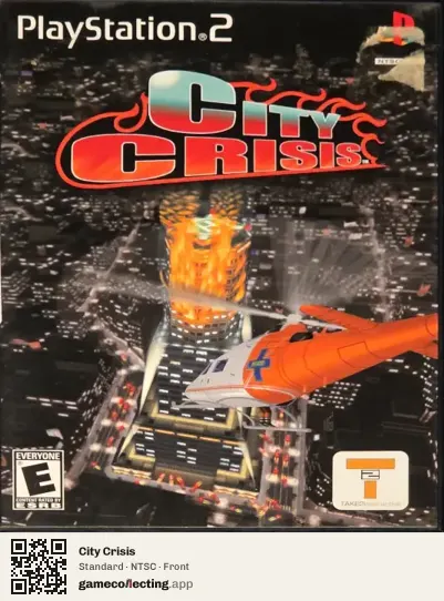 City Crisis PlayStation 2, NTSC box front