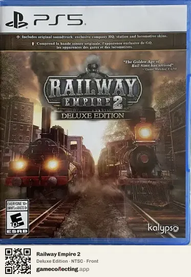 Railway Empire 2 PlayStation 5, NTSC box front