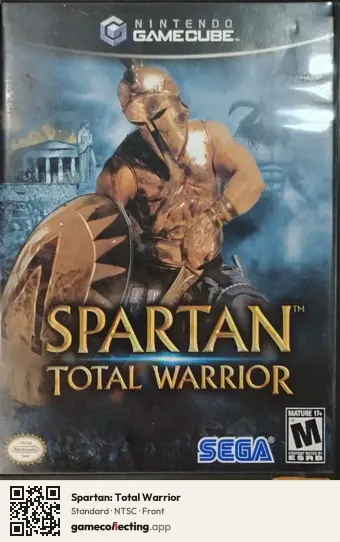 Spartan: Total Warrior Nintendo GameCube, NTSC box front
