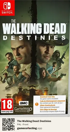 The Walking Dead: Destinies Nintendo Switch, PAL box front