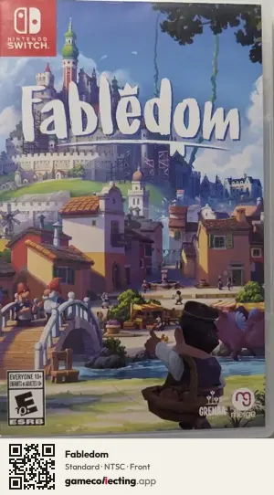 Fabledom Nintendo Switch, NTSC box front