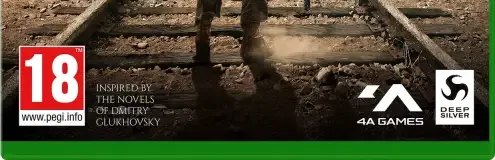 Metro Exodus, the PEGI square on its front