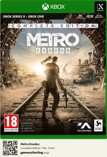 Metro Exodus Xbox Series X, PAL box front