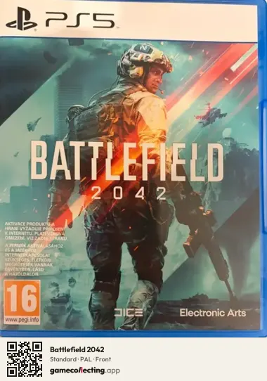 Battlefield 2042 PlayStation 5, PAL box front