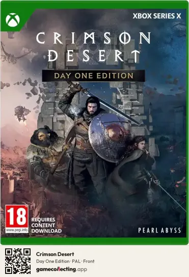 Crimson Desert Xbox Series X, PAL box front