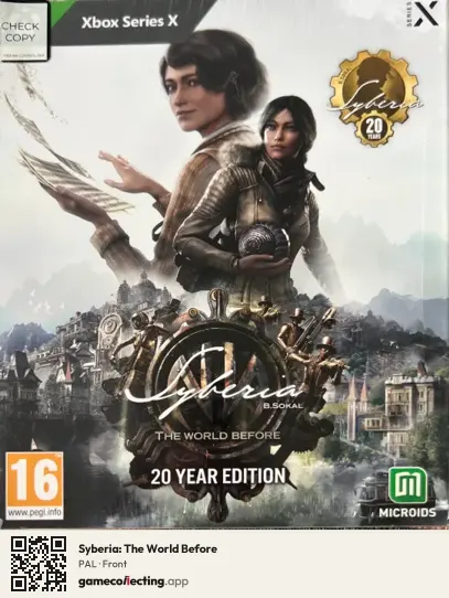 Syberia: The World Before Xbox Series X, PAL box front