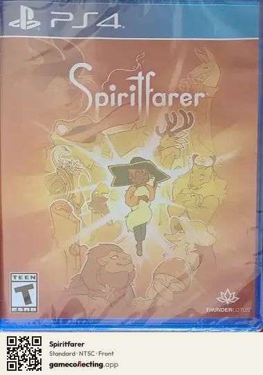 Spiritfarer PlayStation 4, NTSC box front