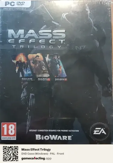 Mass Effect Trilogy Computer, PAL box front
