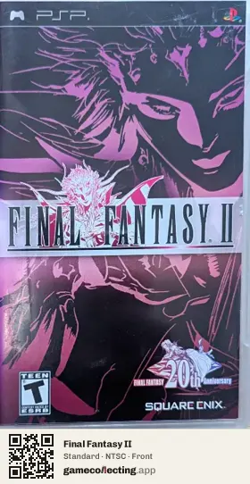 Final Fantasy II PlayStation Portable, NTSC box front