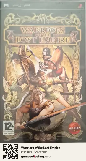 Warriors of the Lost Empire PlayStation Portable, PAL box front