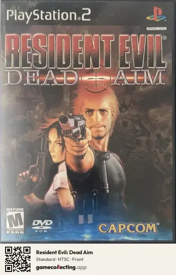 Resident Evil: Dead Aim PlayStation 2, NTSC box front