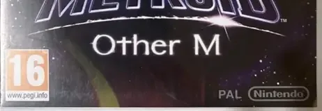 Metroid: Other M, the PEGI square on its front
