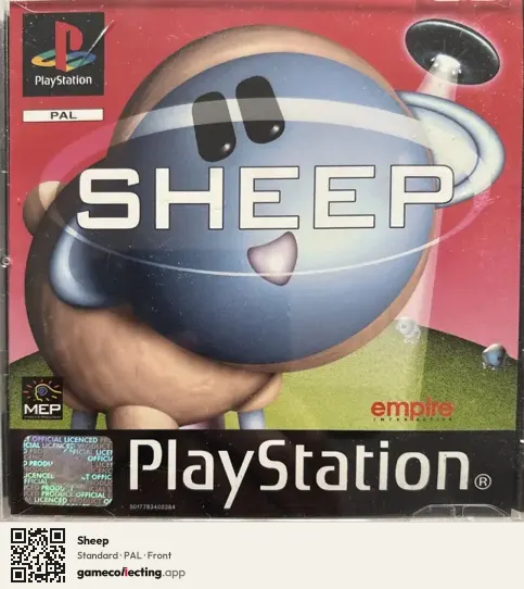 Sheep PlayStation, PAL box front