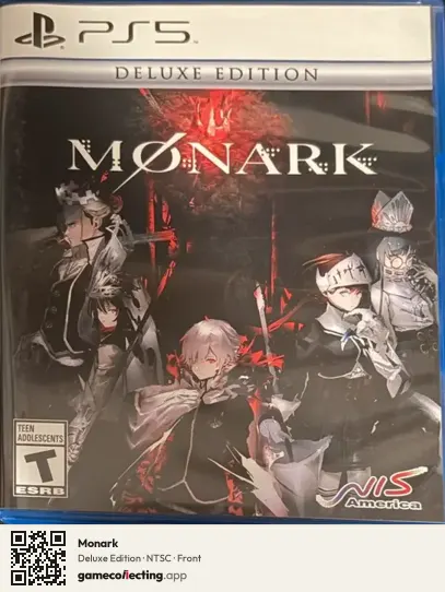 Monark PlayStation 5, NTSC box front