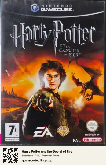 Harry Potter and the Goblet of Fire Nintendo GameCube, France box front