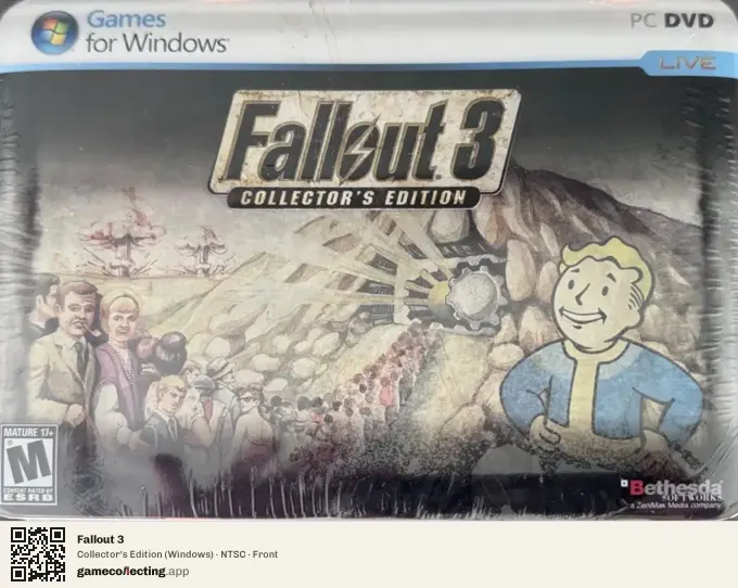 Fallout 3 Computer, NTSC box front