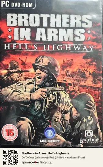 Brothers in Arms: Hell's Highway Computer, United Kingdom box front