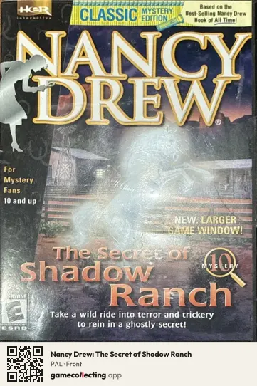 Nancy Drew: The Secret of Shadow Ranch Computer, PAL box front