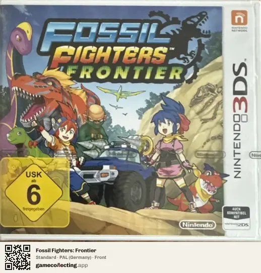Fossil Fighters: Frontier Nintendo 3DS, Germany box front