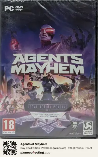 Agents of Mayhem Computer, France box front