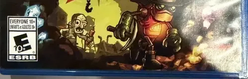 SteamWorld Collection, the ESRB box on its front