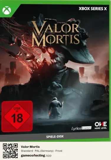 Valor Mortis Xbox Series X, Germany box front
