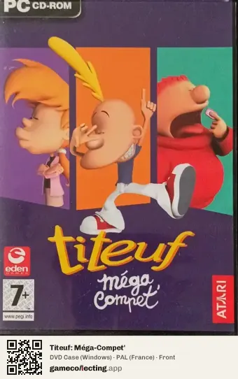 Titeuf: Méga-Compet' Computer, France box front