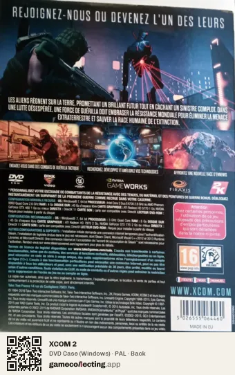 XCOM 2 Computer, PAL box back