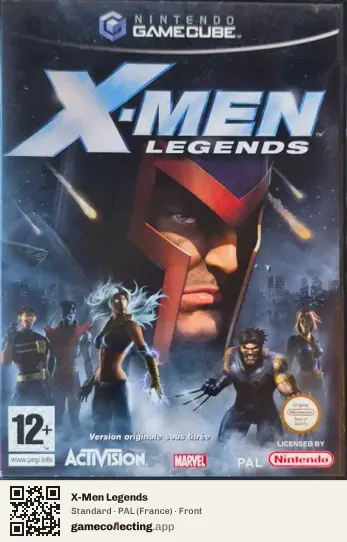 X-Men Legends Nintendo GameCube, France box front