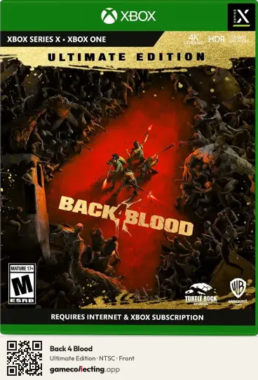 Back 4 Blood Xbox Series X, NTSC box front