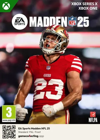 EA Sports Madden NFL 25 Xbox Series X, PAL box front