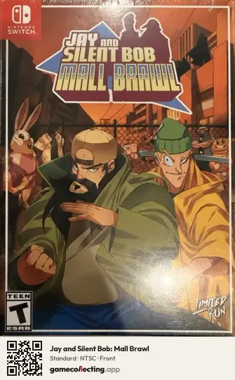 Jay and Silent Bob: Mall Brawl Nintendo Switch, NTSC box front