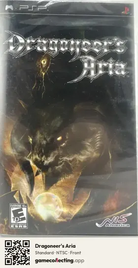 Dragoneer's Aria PlayStation Portable, NTSC box front
