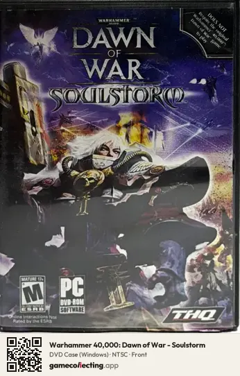 Warhammer 40,000: Dawn of War - Soulstorm Computer, NTSC box front