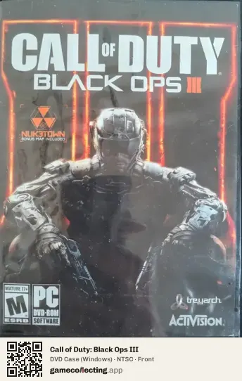 Call of Duty: Black Ops III Computer, NTSC box front