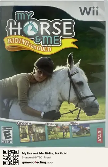 My Horse & Me: Riding for Gold Nintendo Wii, NTSC box front