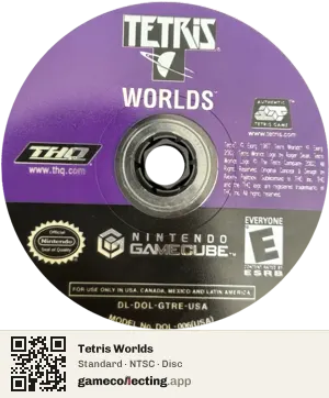 Tetris Worlds Nintendo GameCube, NTSC disc